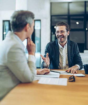 Beratungsgespr&auml;ch im B&uuml;ro