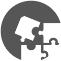 Icon mit Puzzleteilen &ndash; symbolisiert die passgenaue Vermittlung von Fachkr&auml;ften.