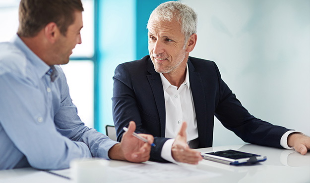 Interview Situation in einem B&uuml;ro