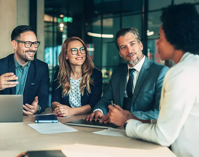 Vorstellungsgesp&auml;rch in gro&szlig;er Runde